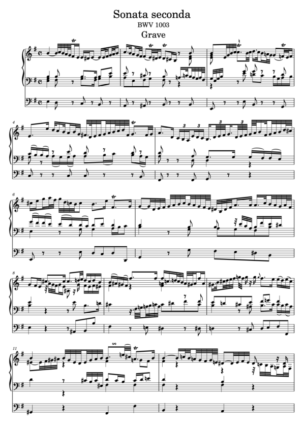 J.S.Bach: ALL 3 volumes Sonata & Partita BWV1001-1006 - Image 6