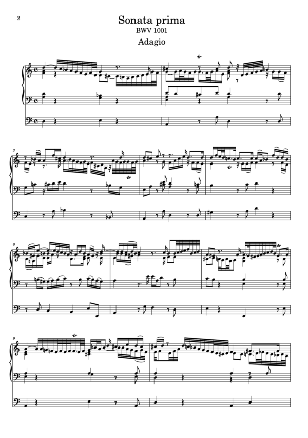 J.S.Bach: ALL 3 volumes Sonata & Partita BWV1001-1006 - Image 2